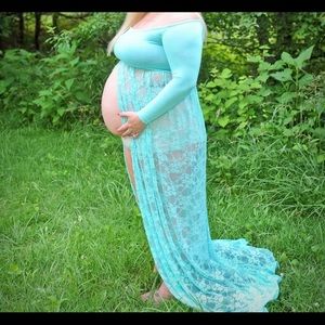 Maternity photo shoot dress